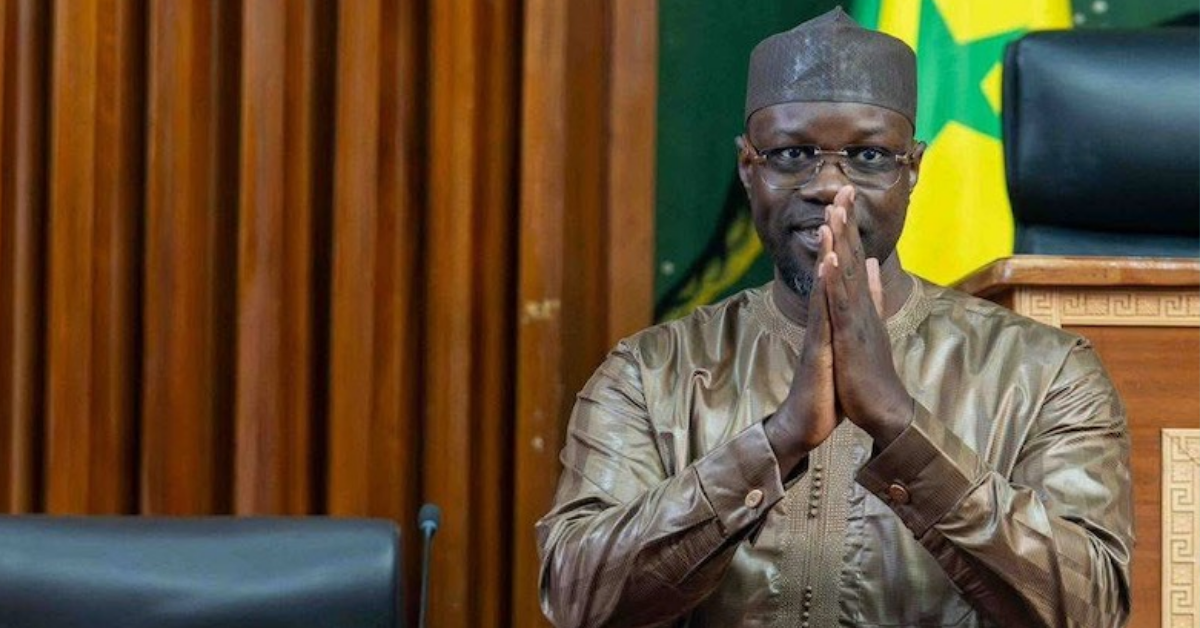 Sonko président de l'assemblé nationale